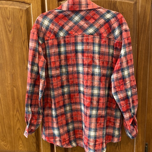 NWOT Shirley & Stone bleached flannel size small - Picture 5 of 5